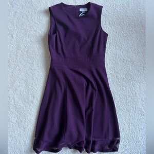 Calvin Klein Purple Dress